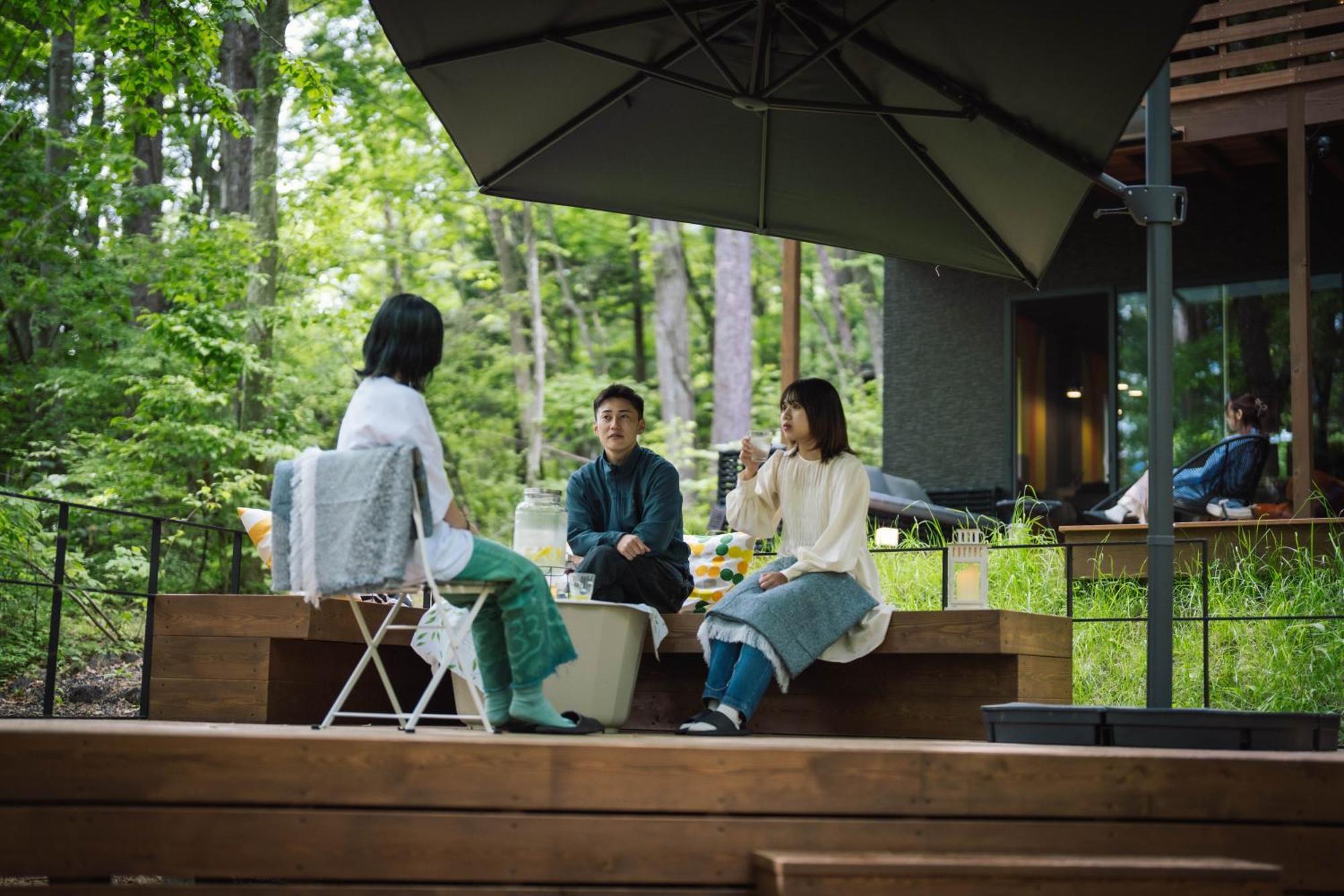 ツキミチル　〜軽井沢のサウナ・Bbqつき一棟貸しホテル〜 Miyota Luaran gambar